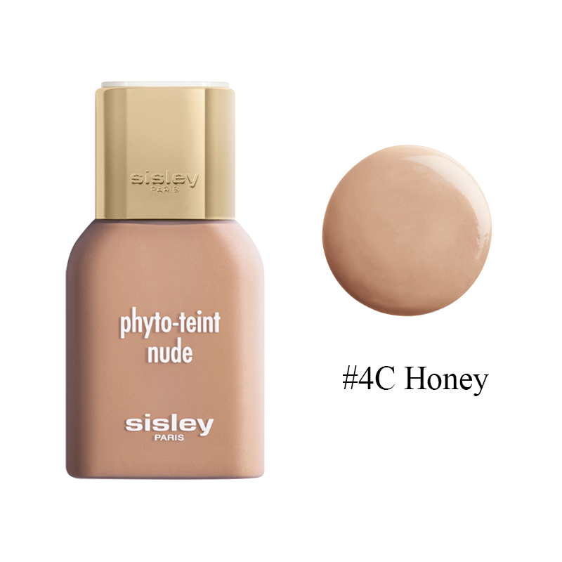 颜色: #4C Honey, Sisley | Sisley希思黎裸光精粹水感粉底液30ml 裸感无暇养肤