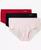 颜色: Red Stamp/ Nympths Thigh/ Black, Calvin Klein | Calvin Klein 无痕内裤 3条装 QD3559