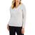 商品Karen Scott | Women's Cable V-Neck Long Sleeve Sweater, Created for Macy's颜色Winter White Nep