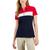 颜色: Scarlet Cbo, Tommy Hilfiger | Women's Colorblocked Zip Polo Shirt