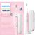 颜色: Pink, Philips Sonicare | PHILIPS Sonicare ProtectiveClean 6500 Rechargeable Electric Power Toothbrush with Charging Travel Case and Extra Brush Head, Pink, HX6462/06