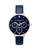 商品Olivia Burton | Multifunction Leather Strap Chronograph Watch, 34mm颜色Blue