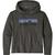 Patagonia | Lightweight Graphic Hoodie Sweatshirt - Boys', 颜色P-6 Logo/Forge Grey