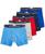 颜色: Andover / Aerial Blue / Rugby Royal / Red / Cruise Navy, Ralph Lauren | Men's 5-Pack Classic Cotton Boxer Briefs