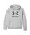 color Mod Gray Light Heather/Onyx White, Under Armour | Rival Fleece Hoodie (Big Kids)