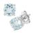 颜色: Aquamarine, Macy's | Birthstone Stud Earrings in 14k Gold or 14k White Gold