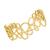 商品第2个颜色7 in, Ross-Simons | Ross-Simons 18kt Gold Over Sterling Cut-Out Cuff Bracelet