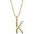 颜色: K, Sarah Chloe | Andi Initial Pendant Necklace in 14k Gold-Plate Over Sterling Silver, 18"