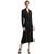 color Black, Ralph Lauren | Surplice Georgette Midi Dress