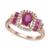 颜色: Ruby/Rose Gold, Macy's | Sapphire (1 ct. t.w.) and Diamond (1/5 ct. t.w.) Ring in 14k Gold (Also available in Emerald and Ruby)