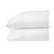 颜色: White/White, Sferra | SFERRA Estate Woven Cotton Pillowcase Pair, Standard
