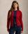 颜色: Fireside Red, Ralph Lauren | Women's Cable-Knit Wool-Cashmere Cardigan Sweater