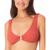 商品California Waves | Juniors' Jacquard Bralette Bikini Top, Created for Macy's颜色Coral