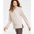 Charter Club | Women's 100% Cashmere Turtleneck Split-Hem Sweater, Created for Macy's, 颜色Pearl Taupe Heather