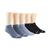 商品Tommy Hilfiger | Men's 5-Pk. Assorted Color Ankle Socks颜色Blue Assorted