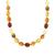 颜色: 18 in, Ross-Simons | Ross-Simons 11-13mm Multicolored Amber Bead Necklace With Sterling Silver