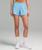 颜色: Kayak Blue Light, Lululemon | Hotty Hot High-Rise Lined Short 4"