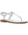 颜色: Silver, Michael Kors | Women's Astra Thong Slingback Sandals