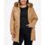 Michael Kors | Women's Plus Size Faux-Fur-Trim Hooded Quilted Coat, 颜色Dark Camel