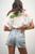 color Tinted Denim, Urban Outfitters | BDG Girlfriend High-Waisted Denim Short