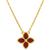 商品Savvy Cie Jewels | 18K Gold Vermeil Mop Necklace颜色red