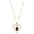 颜色: Garnet, Macy's | Birthstone Gemstone & Diamond Accent Heart 18" Pendant Necklace in 14k Gold-Plated Sterling Silver
