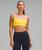 Lululemon | Wunder Train Strappy Racer Bra *Light Support, A/B Cup, 颜色Utility Yellow