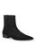 Vagabond | Women's Nella Pointed Toe Ankle Boots, 颜色Black Suede