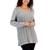 商品Karen Scott | Women's Cable-Knit Tunic Sweater, Created for Macy's颜色Smoke Grey Heather