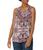 color Rio Red Medallion, Van Heusen | Women's Sleeveless Crewneck Woven Top