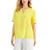 商品Charter Club | Linen Split-Neck Top, Created for Macy's颜色Primrose Yellow