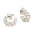 商品Kate Spade | Candy Shop Small Hoop Earrings, .67"颜色Clear/silver.