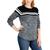 商品Karen Scott | Women's Cotton Colorblocked Sweater, Created for Macy's颜色Deep Black