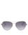 商品Kate Spade | Unisex Brow Bar Aviator Sunglasses, 59mm颜色Gold/Blue Gradient