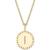 商品第8个颜色I, Sarah Chloe | Initial Medallion Pendant Necklace in 14k Gold-Plated Sterling Silver, 18"