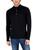 Club Room | Mens Mock Neck Henley Pullover Sweater, 颜色deep black