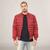 Members Only | Men's Solid Puffer Jacket, 颜色red