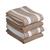 颜色: Sand, T-Fal | Solid and Stripe Waffle Kitchen Towel, Set of 4