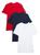 商品Tommy Hilfiger | 男士纯棉圆领T恤，3件装颜色MAHOGANY