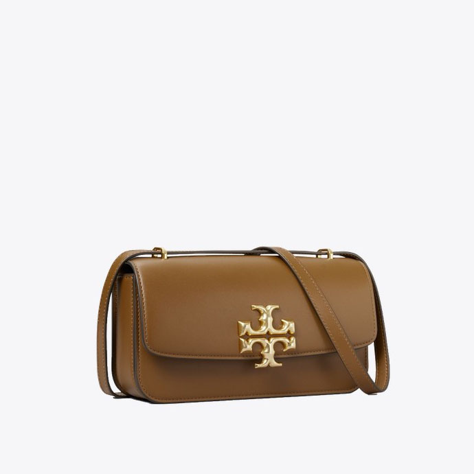 颜色: 穆斯89644-909, Tory Burch | 汤丽柏琦ELEANOR小号翻盖肩背包（香港仓发货）	