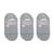 Stance | Icon No Show 3-Pack, 颜色Heather Grey