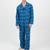 颜色: Blue, Leveret | Mens Flannel Plaid & Print Pajamas