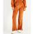 color Bombay Brown, Almost Famous | Juniors' Ribbed Velour Flare-Leg Pants
