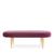 商品第2个颜色Plum, Safavieh | Corinne Velvet Oval Bench