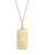 颜色: Taurus, Alberto Amati | 14K Yellow Gold Zodiac Dog Tag Pendant Necklace, 18"