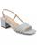 颜色: Blue, Journee Collection | Women's Shayana Slingback Block Heel Sandals