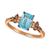 商品第5个颜色Aquamarine/Rose Gold, Le Vian | Gemstone & Diamond Ring in 14k Rose Gold or 14k Yellow Gold