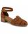 颜色: Amber Brown Kid Suede, TOMS | Women's Jaclyn Fisherman Round Toe Sandals