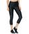 Under Armour | HeatGear® Armour® High-Waisted Pocketed Capris, 颜色Black/White