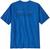 颜色: P6 Outline/Vessel Blue, Patagonia | 男款 P-6系列 徽式T恤 多色可选